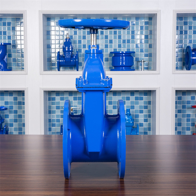 Válvula de porta elástica do aço carbono da válvula de porta PN16 de GGG40 QT450 Seat