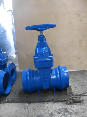 Oxida o tipo válvula de porta de borracha PN10 do selo Pn16 do soquete da resistência