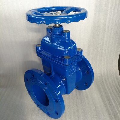 Ferro dútile macio DN100 DN150 da válvula de porta PN16 do selo de BS5163 GGG50