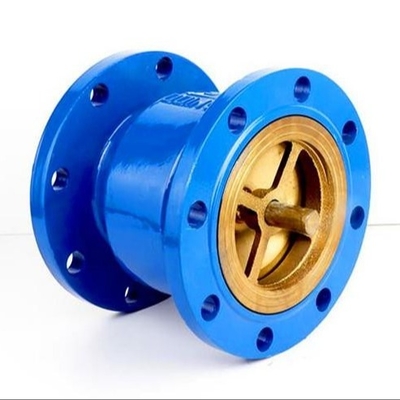 Tipo não do retorno vertical da flange de válvula do batente traseiro da válvula de verificação PN16 do silencioso Ggg40 DN100