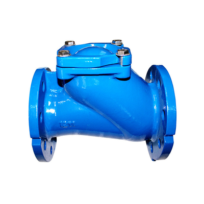 A flange PN10 termina canal de borracha da válvula de verificação QT450 da bola HQ41X o multi