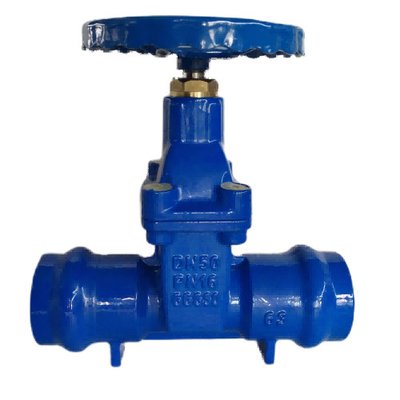 Tipo dútile não de oxidação padrão do soquete do ferro da válvula de porta DIN3202