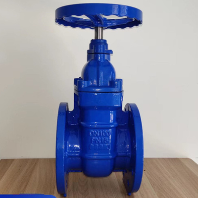 A válvula macia da porta do selo DN50 de F4 Ggg50 flangeada com NBR EPDM sela inoxidável