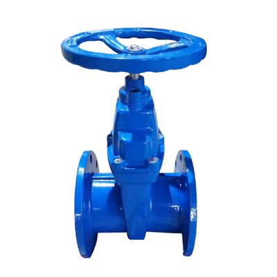 A água dútile do aço carbono do ferro flangeou a válvula de porta PN16 da extremidade DN150