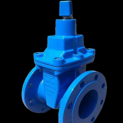 Rodas de manuseio Assento resistente Conexão de flange de válvula de vedação suave